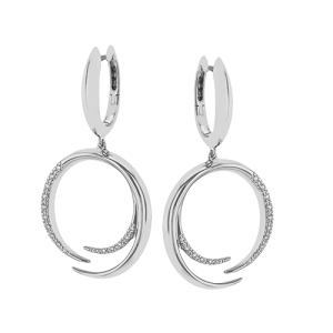 Earring in 18k Gold with Diamonds