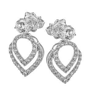 Earring in 18k Gold with Diamonds
