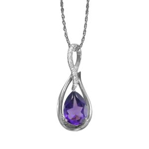 14K Yellow Gold Australian Opal/Diamond Pendant