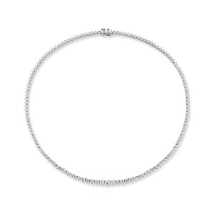 Diamond Graduating Tennis Necklace
