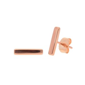 Thin Bar Stud Earrings