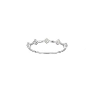 5 Tiny Diamonds Fashion Band