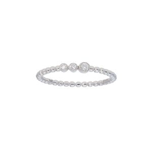 Ball ring with Diamond