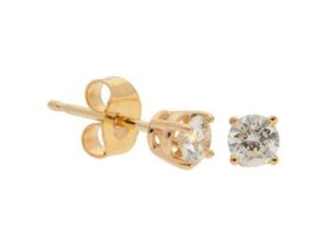 4 Prong Round Diamond Studs Earrings GH-SI2