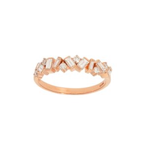 Alternating Diamonds Ring