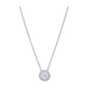 Halo Diamond Pendant