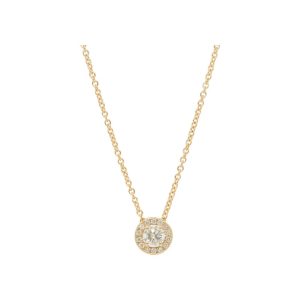 Halo Diamond Pendant