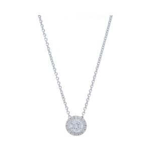 Halo Diamond Pendant
