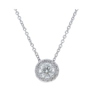 Halo Diamond Pendant