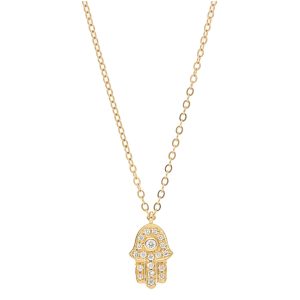 Hamsa Diamond Pendant