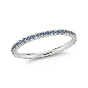 Blue Sapphires Eternity Band