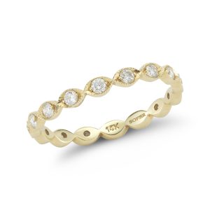 Diamond Leaf Ring