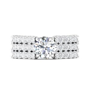 Channel/Shared Prong Engagement Ring from the Channel/Shared Prong collection