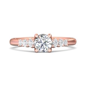 Channel/Shared Prong Engagement Ring from the Channel/Shared Prong collection
