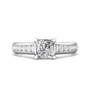 Channel/Shared Prong Engagement Ring from the Channel/Shared Prong collection
