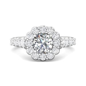Channel/Shared Prong Engagement Ring from the Channel/Shared Prong collection