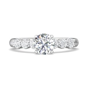 Channel/Shared Prong Engagement Ring from the Channel/Shared Prong collection