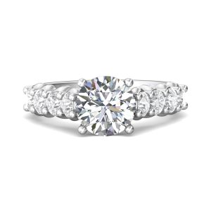 Channel/Shared Prong Engagement Ring from the Channel/Shared Prong collection