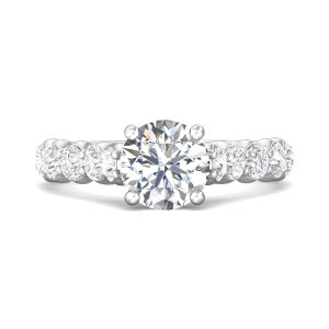 Channel/Shared Prong Engagement Ring from the Channel/Shared Prong collection