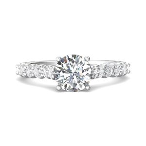 Channel/Shared Prong Engagement Ring from the Channel/Shared Prong collection