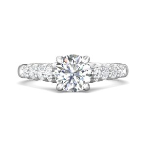 Channel/Shared Prong Engagement Ring from the Channel/Shared Prong collection