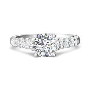 Channel/Shared Prong Engagement Ring from the Channel/Shared Prong collection