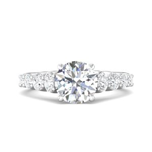 Channel/Shared Prong Engagement Ring from the Channel/Shared Prong collection