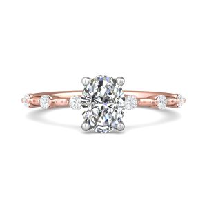 Channel/Shared Prong Engagement Ring from the Channel/Shared Prong collection