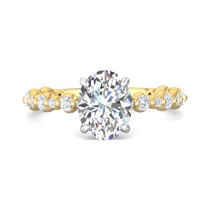 Channel/Shared Prong Engagement Ring from the Channel/Shared Prong collection