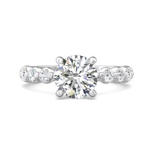 Channel/Shared Prong Engagement Ring from the Channel/Shared Prong collection