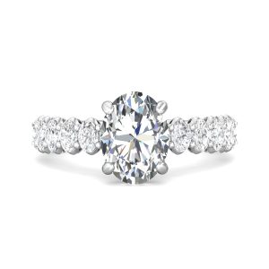 Channel/Shared Prong Engagement Ring from the Channel/Shared Prong collection