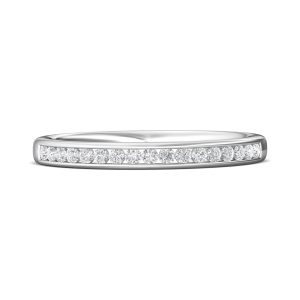 Channel/Shared Prong Wedding Band from the Channel/Shared Prong collection