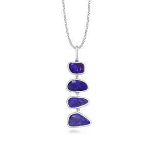 Sterling Silver Australian Boulder Opal Pendant