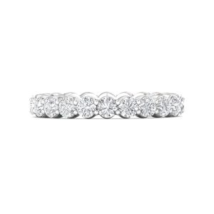 Channel/Shared Prong Wedding Band from the Channel/Shared Prong collection