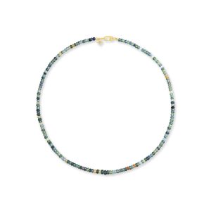 14K Yellow Gold Rock Creek Montana Sapphire/Diamond Neckpiece