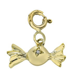 Pendant in 14k Gold with Diamonds