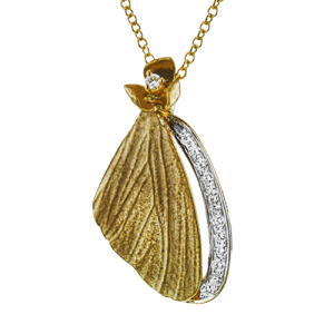 Pendant in 18k Gold with Diamonds