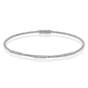 Bangle in 18k Gold with Diamonds