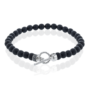 Gent Bracelet in 14k Gold with Diamonds