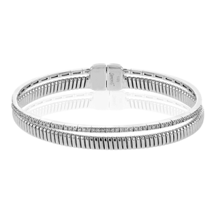 Bangle in 18k Gold with Diamonds