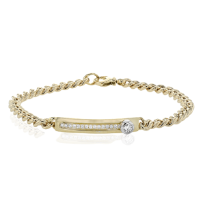 Bracelet in 18k Gold with Diamonds