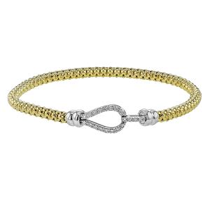 Bangle in 18k Gold with Diamonds