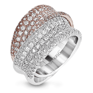 Right Hand Ring in 18k Gold with Diamonds