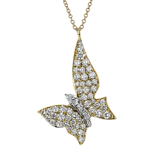 Pendant in 18k Gold with Diamonds