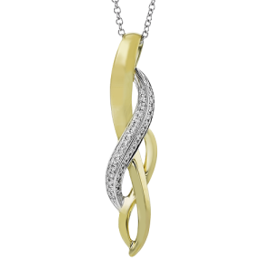 Pendant in 18k Gold with Diamonds