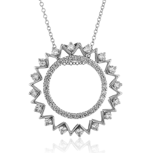 Pendant in 18k Gold with Diamonds