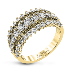 Anniversary Ring in 18k Gold with Diamonds
