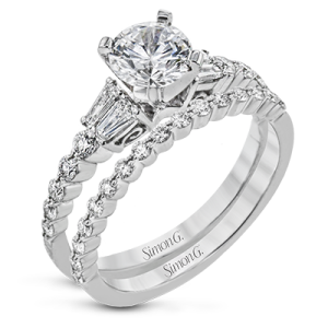 Wedding Set in 18k Gold with Diamonds
