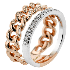 Right Hand Ring in 18k Gold with Diamonds