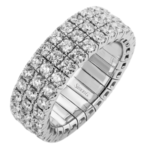 Anniversary Ring in 18k Gold with Diamonds